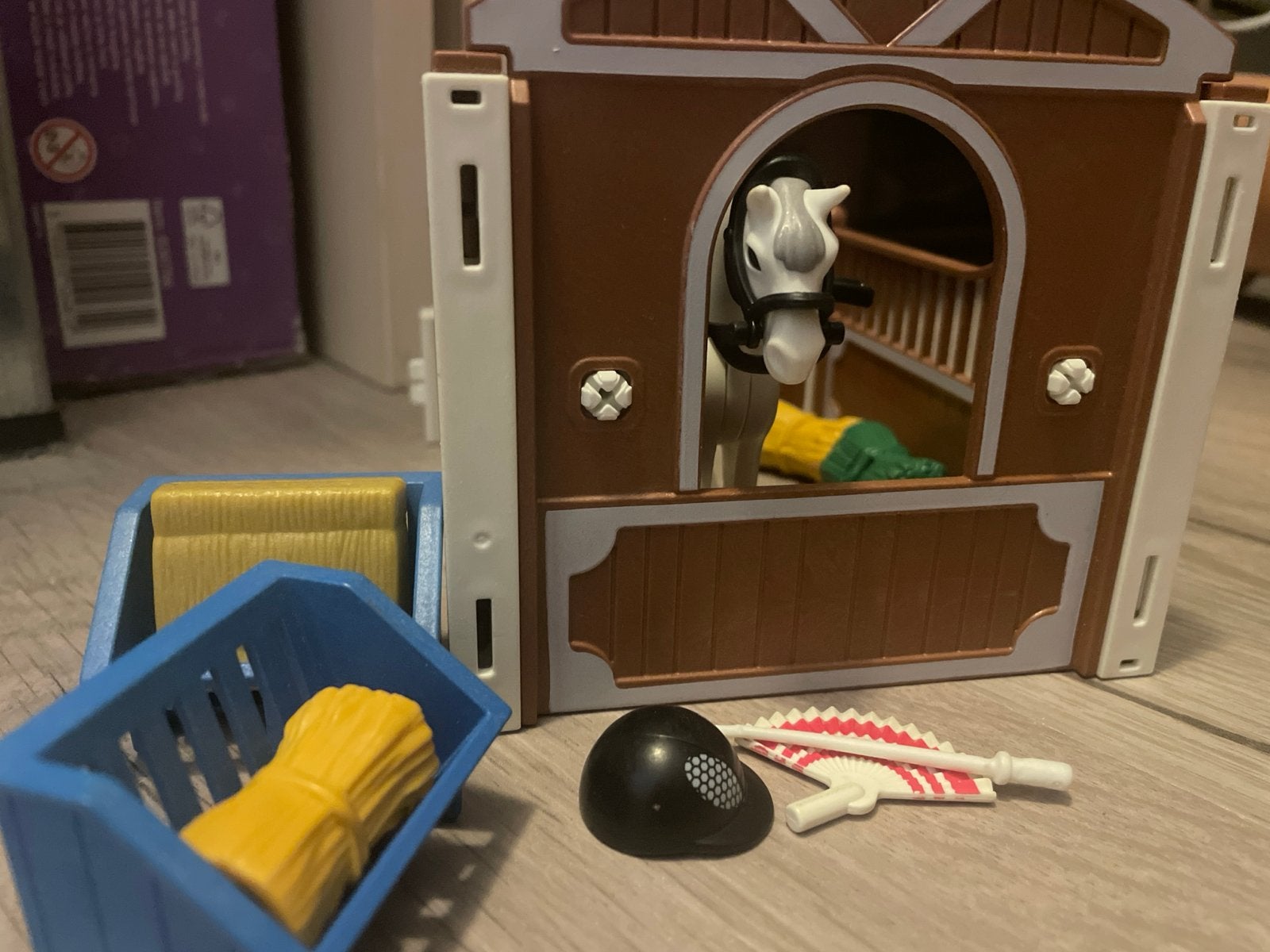 Playmobil paardenstal met paard en accessoires, Ophalen, Gebruikt, Jongen of Meisje