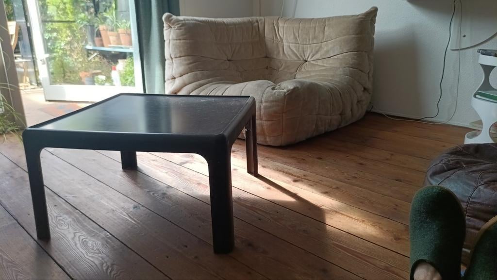Bijzettafel horn collectie baydur 60 x 60cm, Huis en Inrichting, Tafels | Salontafels, Gebruikt, Minder dan 50 cm, 50 tot 100 cm