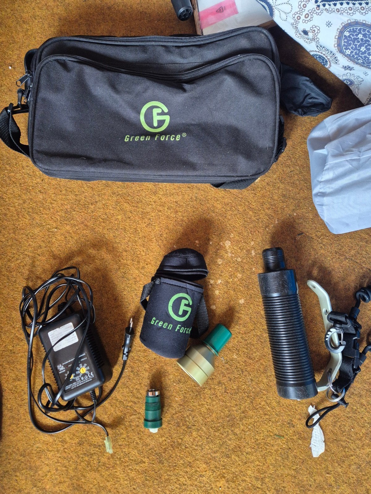 green force tri-star LED duiklamp, Watersport en Boten, Duiken, Ophalen of Verzenden, Gebruikt