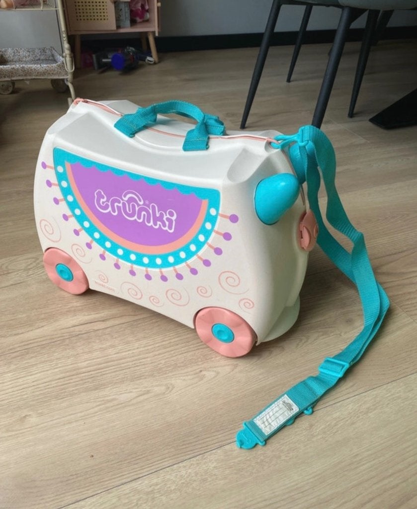 Trunki kinderkoffer lama, Hard kunststof, Minder dan 50 cm, Zo goed als nieuw, Minder dan 35 cm