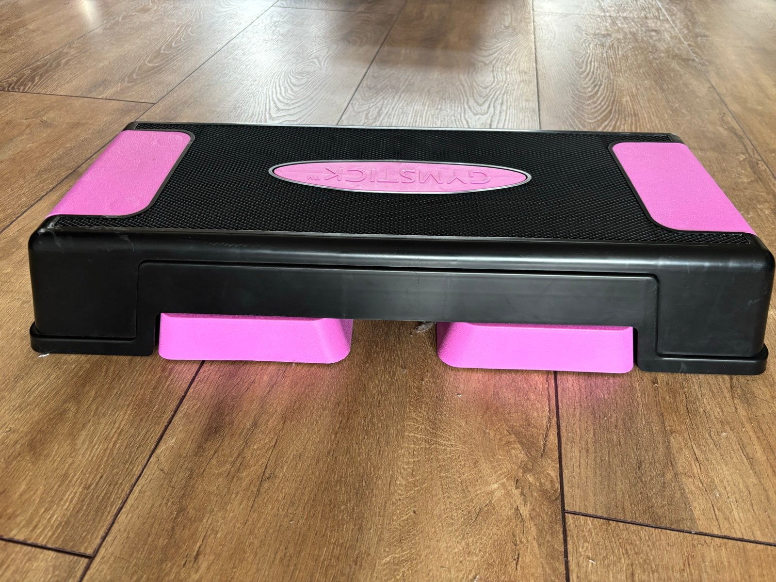Gymstick Stepbank - Roze/Zwart, Sport en Fitness, Ophalen, Gebruikt, Benen, Stepbank