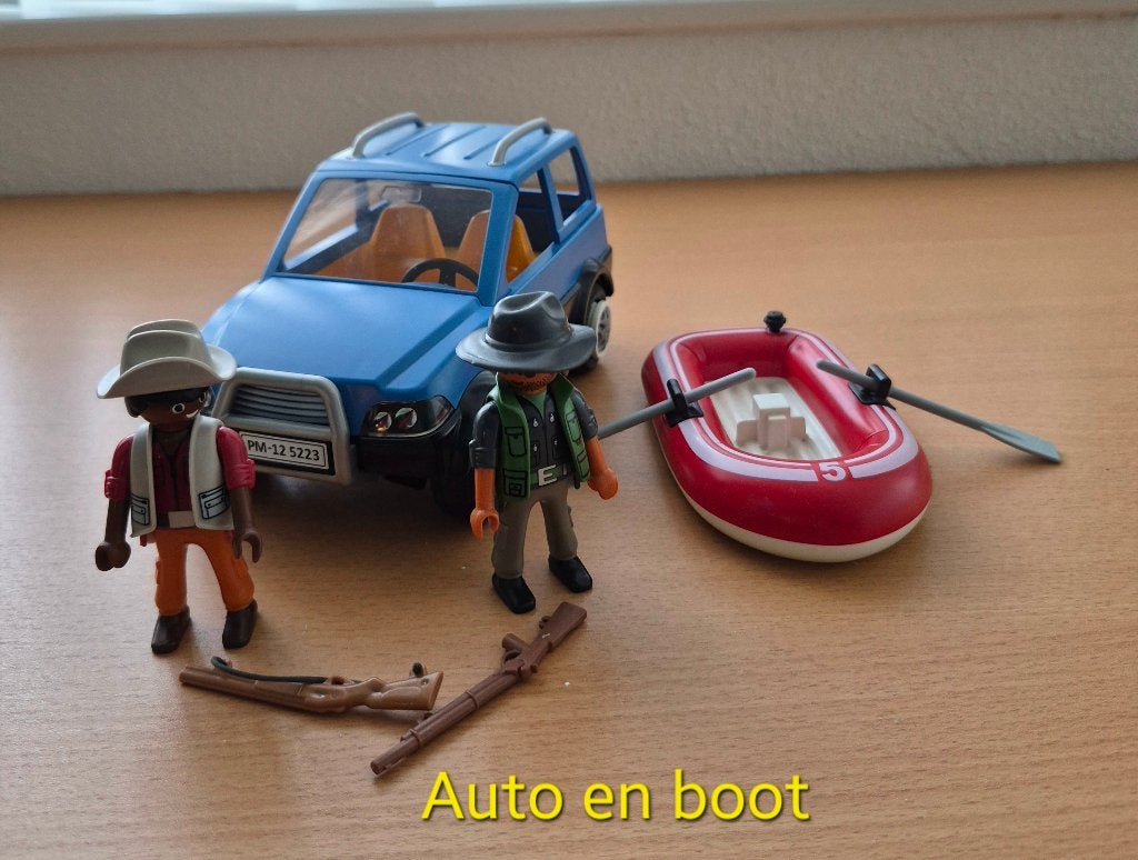 Playmobile Auto en boot, Ophalen, Gebruikt