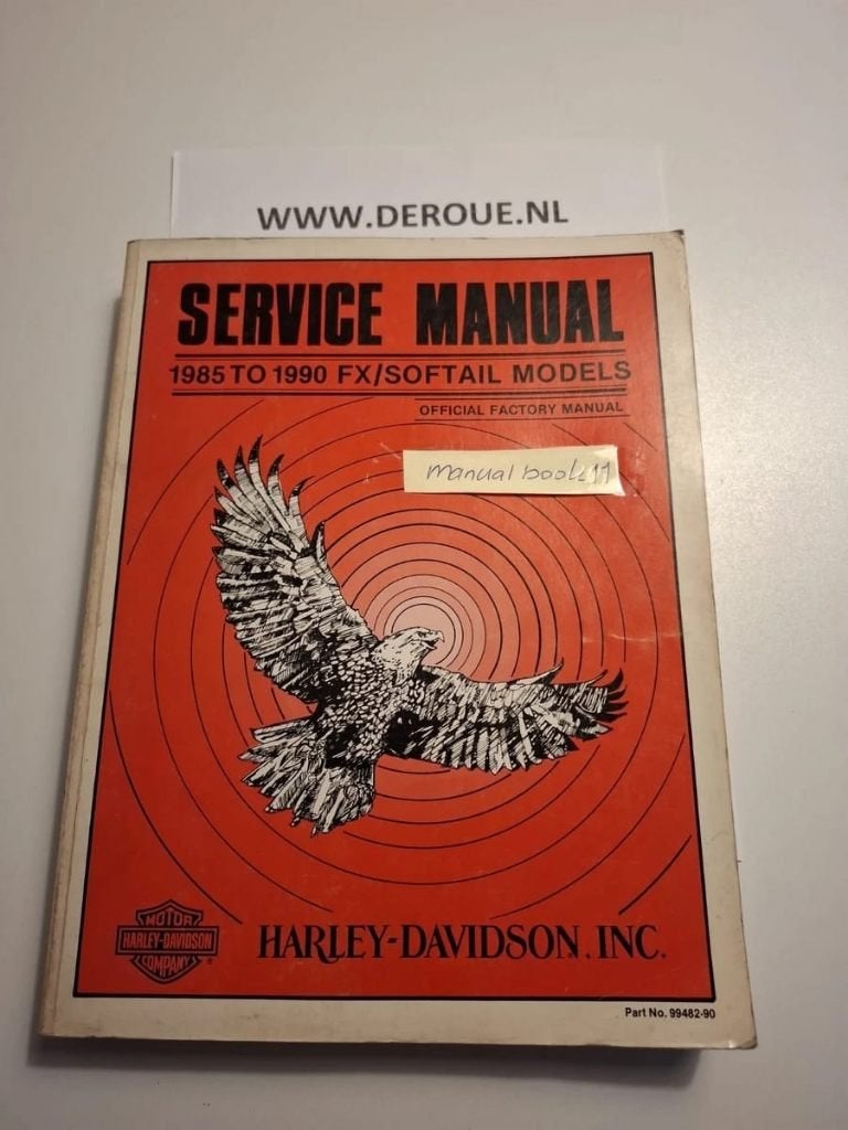 MANUAL BOOK 11 OFFICIAL FACTORY SERVICE MANUAL HARLEY, Ophalen of Verzenden, Gelezen, Onbekend, Merk of Model