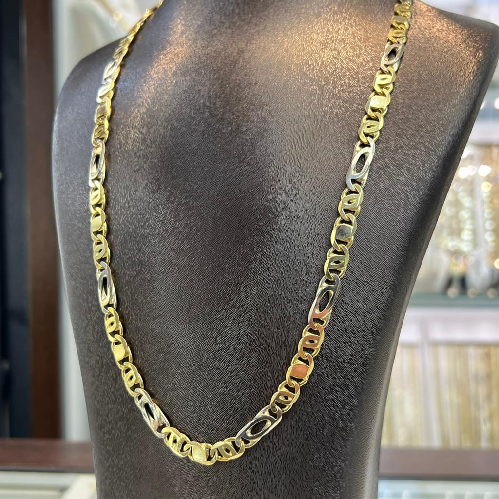 18 karaat gouden ketting massief 65 gram, Ophalen of Verzenden, Zo goed als nieuw, Goud