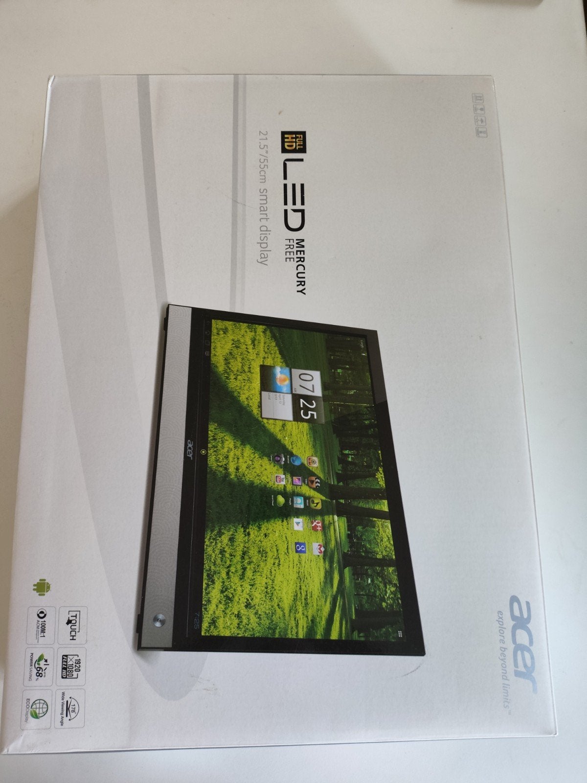 Acer Smart Display DA220HQL Full HD Touchscreen Monitor, HDMI, Full HD, Ophalen of Verzenden, Zo goed als nieuw