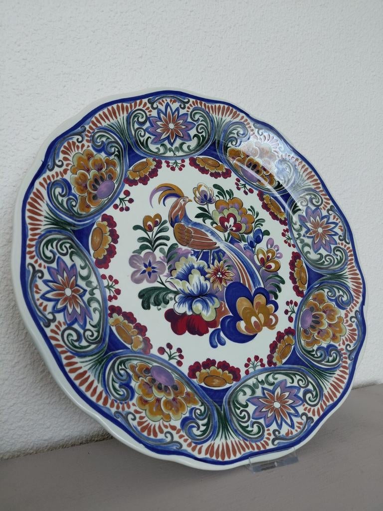 Boch polychrome wandbord, Ophalen of Verzenden