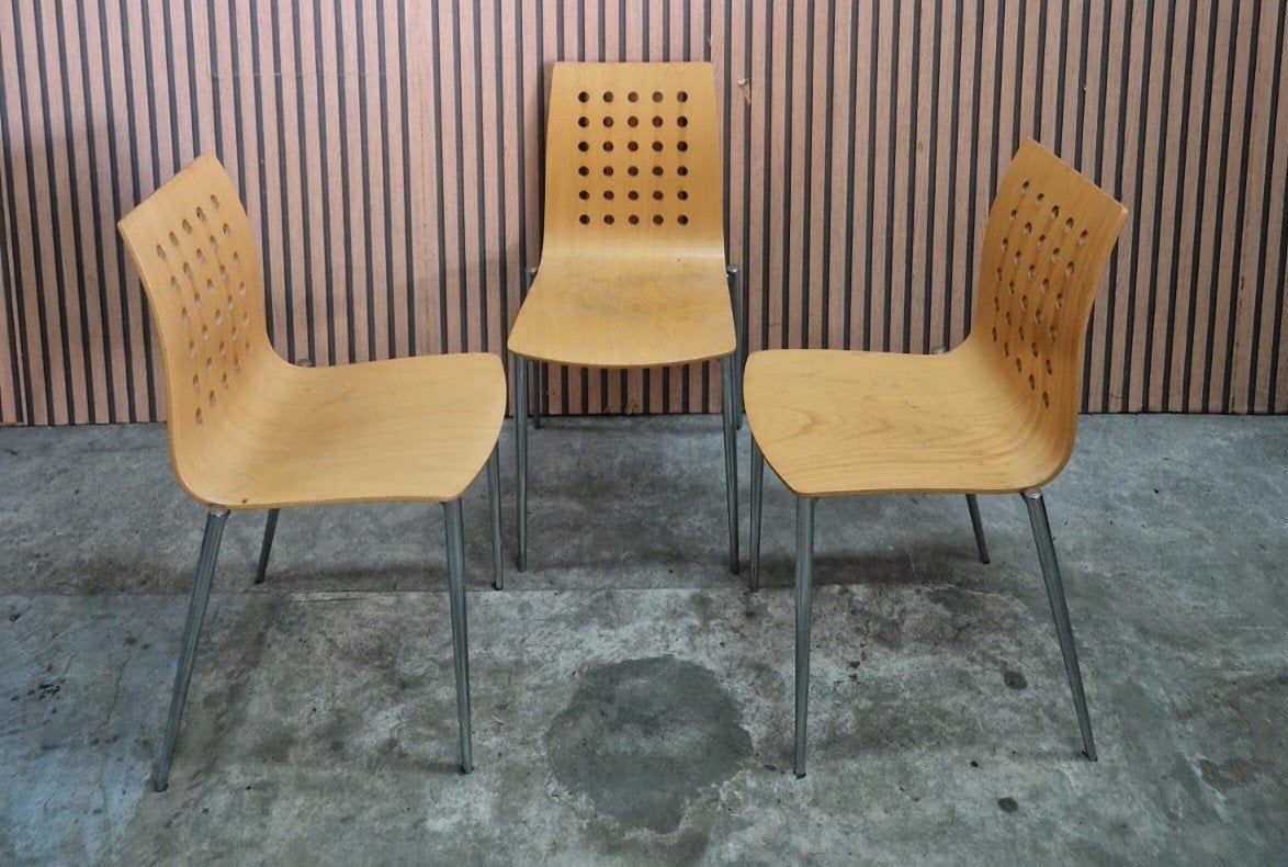 29 x kantine stoelen hout vergaderstoelen schoolstoelen, Zwart, Ophalen of Verzenden, Zo goed als nieuw, Vijf, Zes of meer stoelen