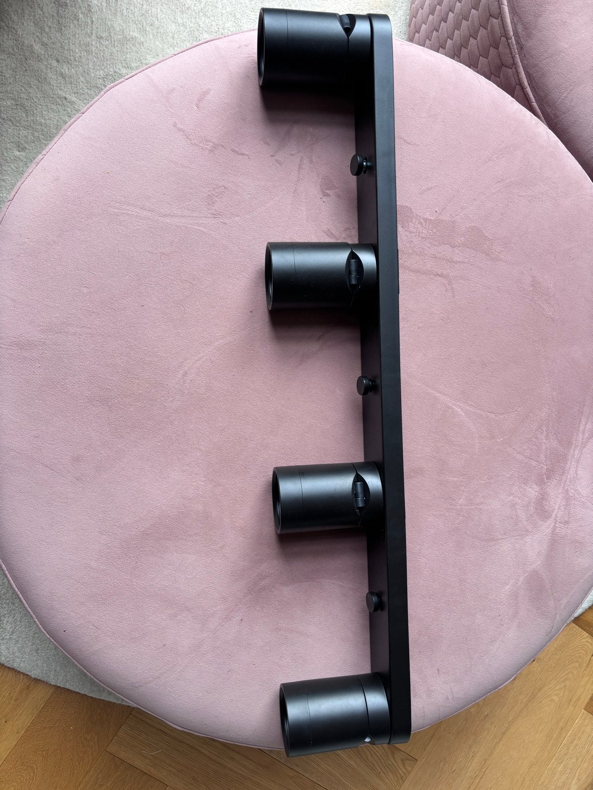 IKEA NYMÅNE Plafondspot met 4 spots, antraciet, Zwart, GU10, IKEA, Zo goed als nieuw