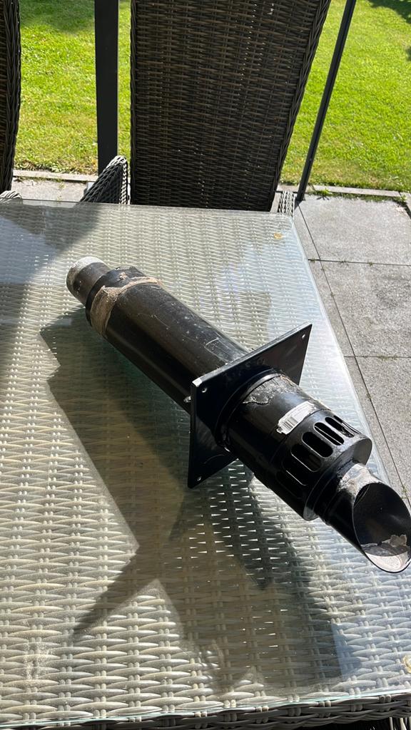 Muurdoorvoer Burgerhout 80 80, Ophalen, Gebruikt, Afzuiger