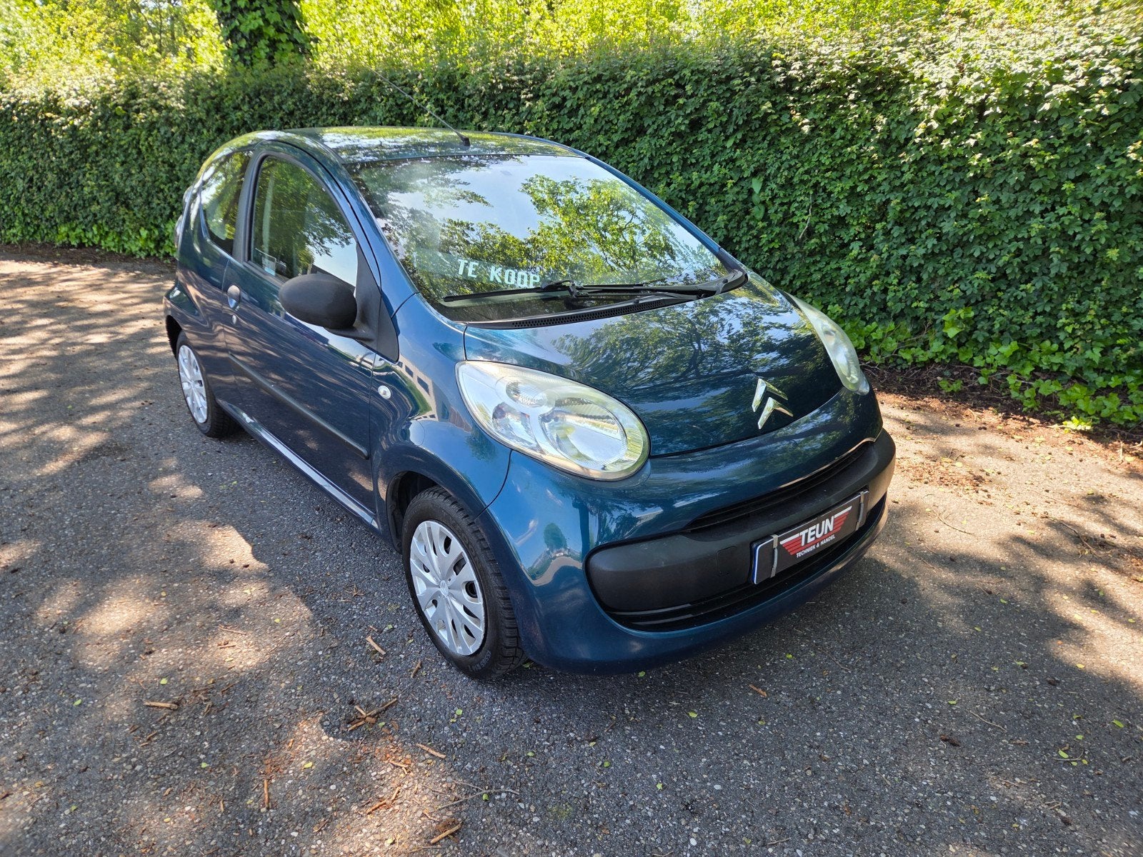 Citroën C1 1.0 3-DRS 2008 Blauw, Auto's, Voorwielaandrijving, Airbags, Stof, C1