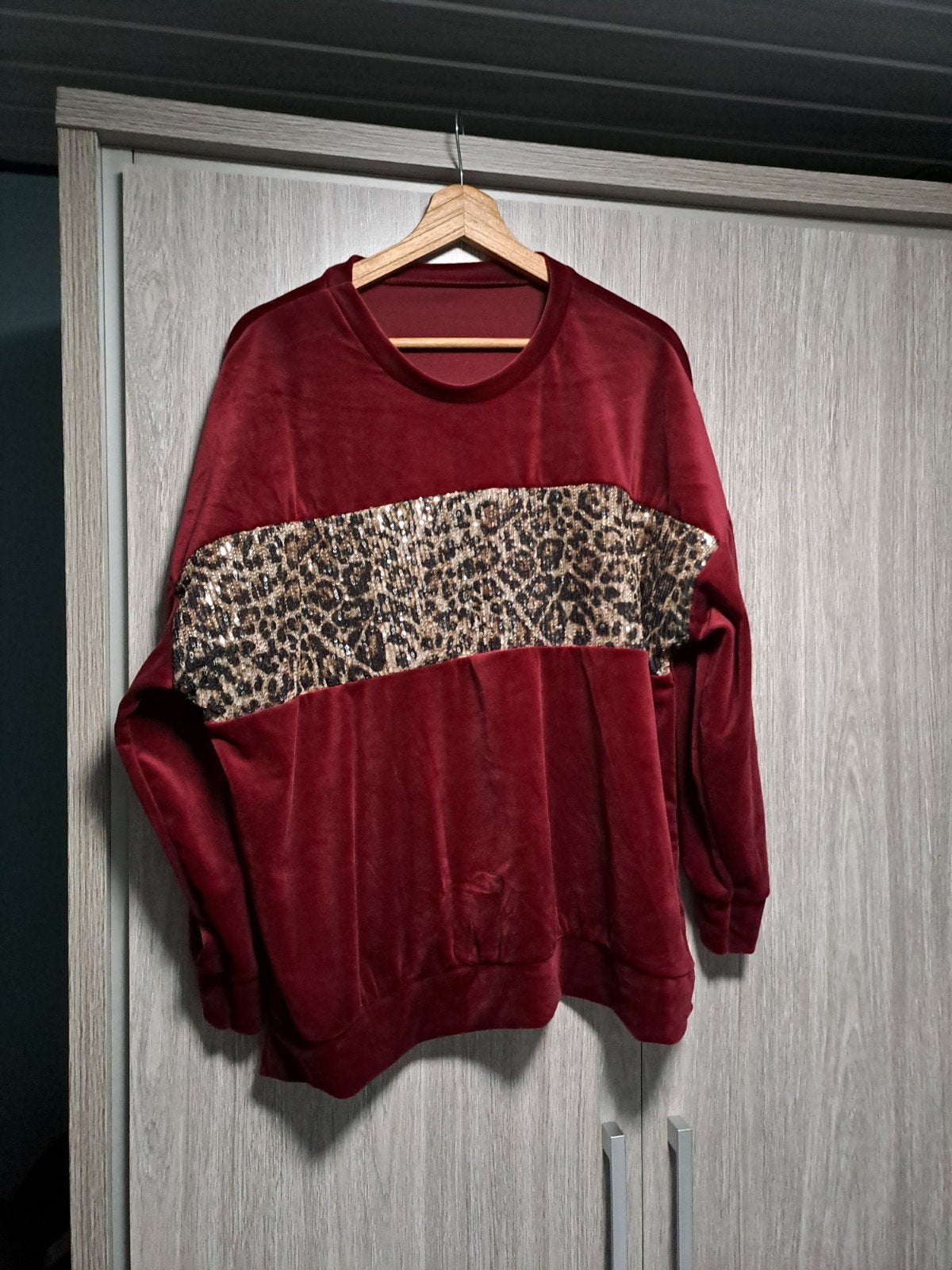 Wijnrode trui maat 46/48, Overige kleuren, Trui of Vest, Nieuw, Ophalen of Verzenden