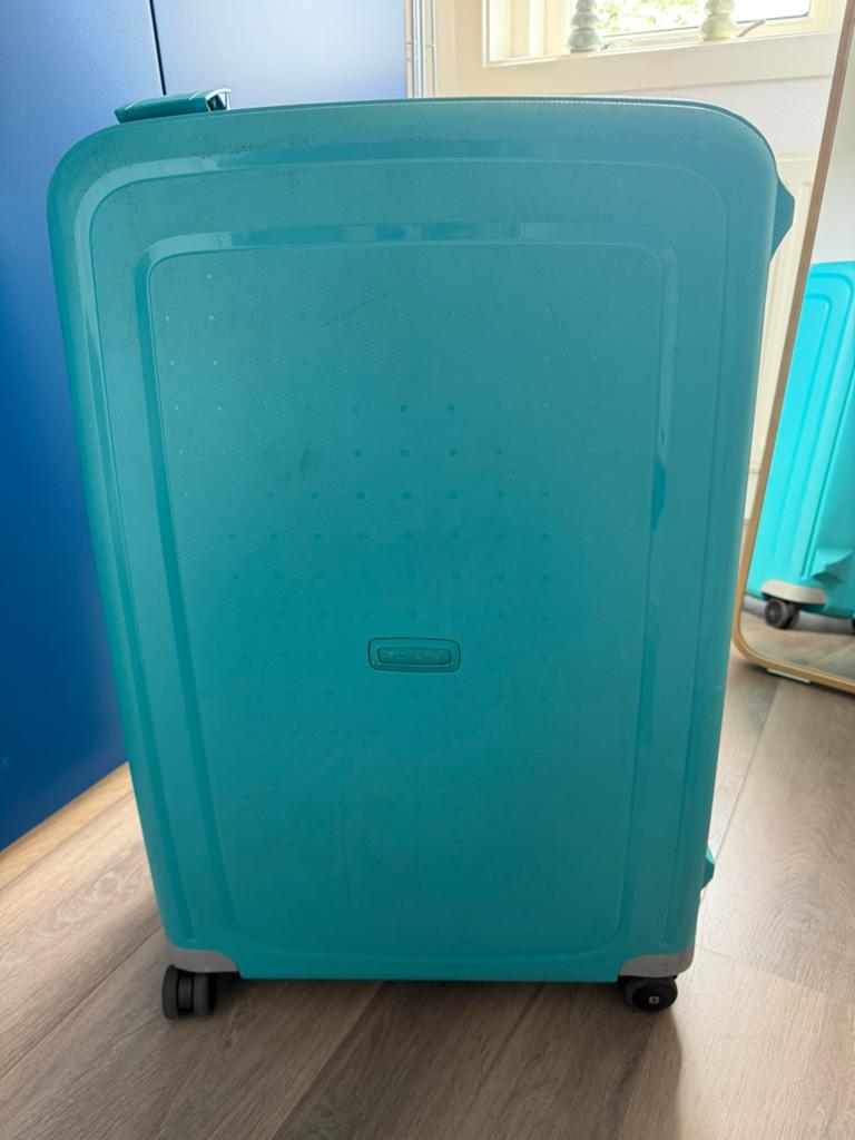 GRATIS 2x Samsonite S'Cure Spinner 75cm, Sieraden, Tassen en Uiterlijk, Koffers, Gebruikt, Hard kunststof, 45 tot 55 cm, 70 cm of meer