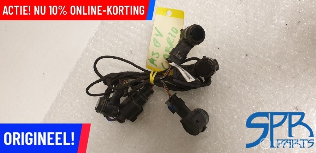 A3 8V PDC PARKEERSENSOREN SET + Kabel 8V0971104 ACHTERBUMPER, Audi, Gebruikt, Audi, Ophalen of Verzenden