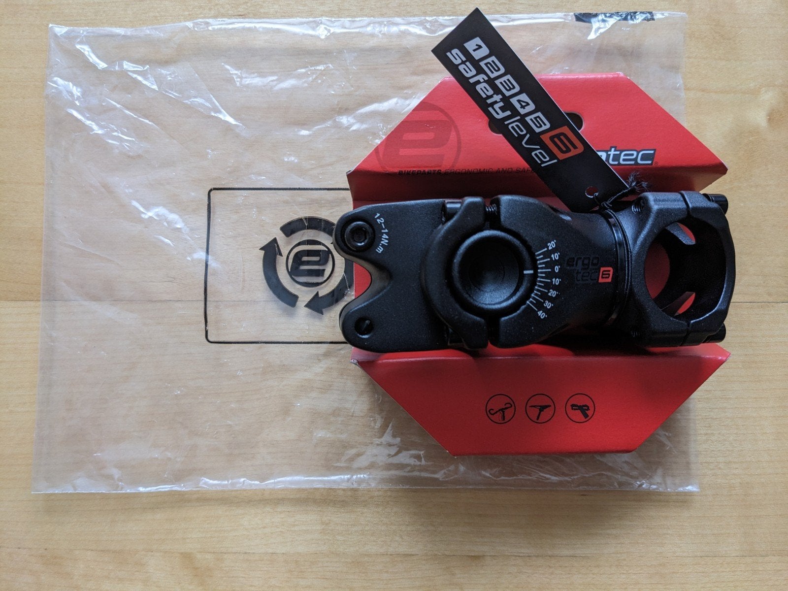 Ergotec stuurpen Swell RE, Ahead 28.6/31.8, 80mm -Nieuw-, Fatbike, Nieuw, Ophalen of Verzenden, Aluminium