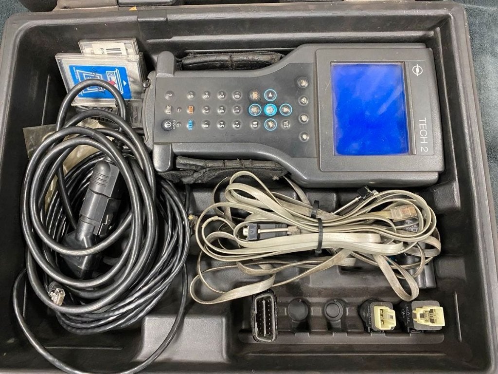 Opel Tech 2 Diagnosetool met complete set kabels, Ophalen of Verzenden