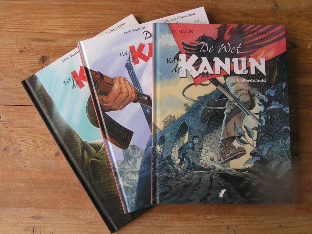 De wet van de Kanun ~ Complete serie hardcovers 1 t/m 3, Boeken, Eén stripboek, Ophalen of Verzenden, Nieuw