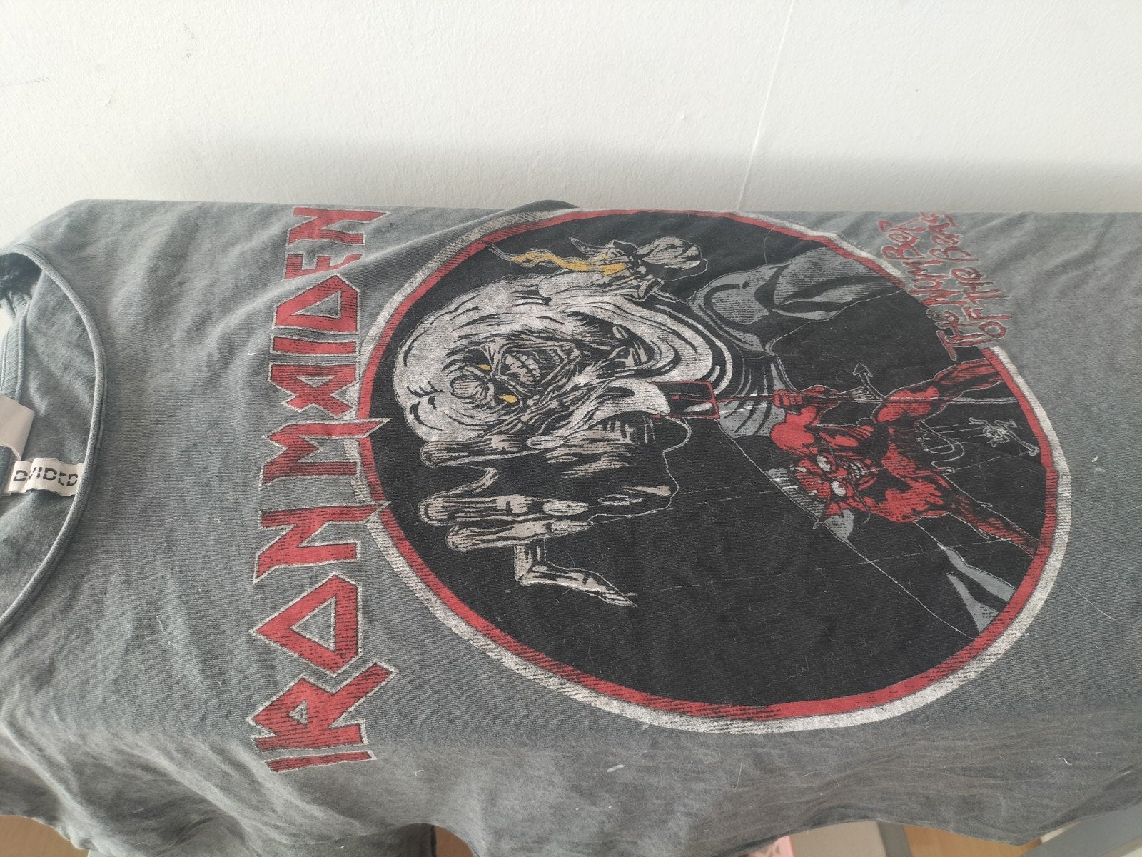 Iron Maiden  T-shirt Maat M Divided by Hennes en Mauritz, Maat 38/40 (M), Divided, Ophalen of Verzenden, Korte mouw