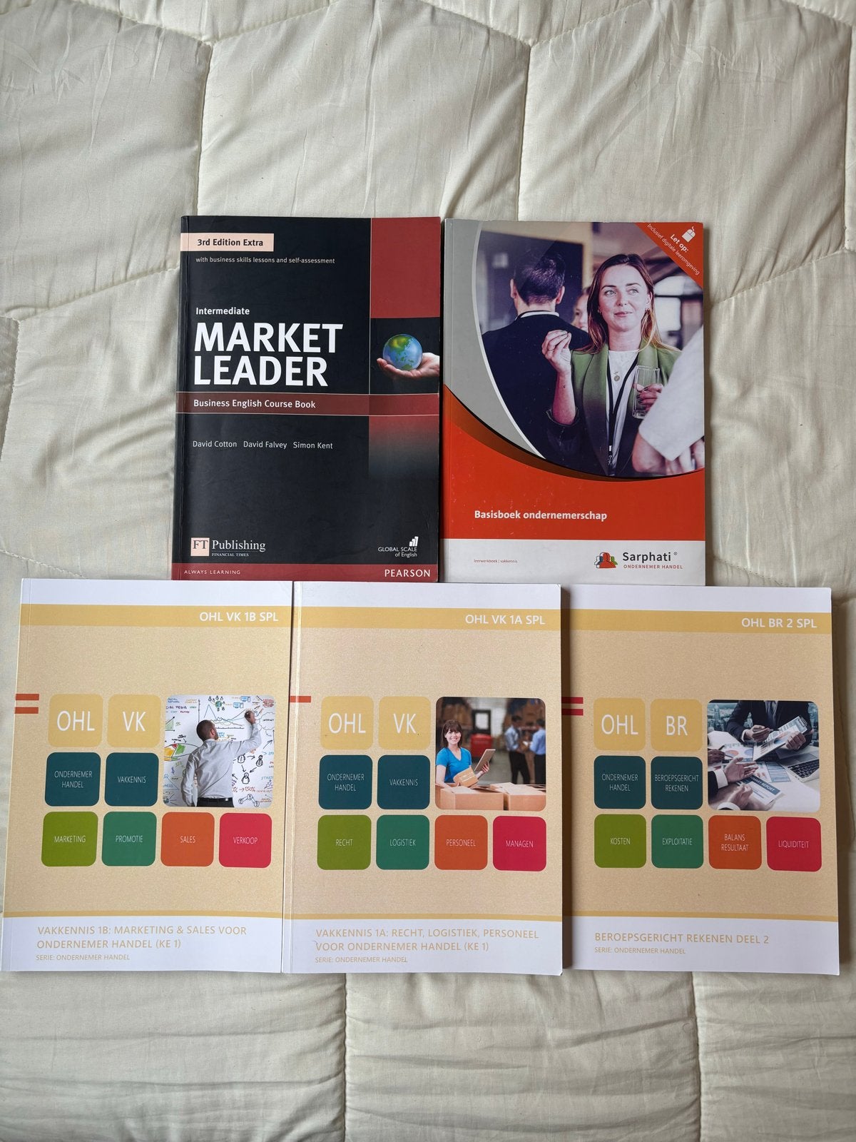Boeken Ondernemer Handel (KE 1) + Market Leader, Boeken, Schoolboeken, Ophalen of Verzenden, Zo goed als nieuw, Bedrijfseconomie of M&O