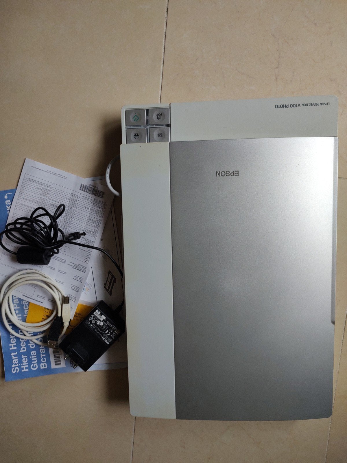 Epson Perfection V100 Photo Scanner - Foto's en Film, Epson, Ophalen of Verzenden, MacOS, Fotoscanner