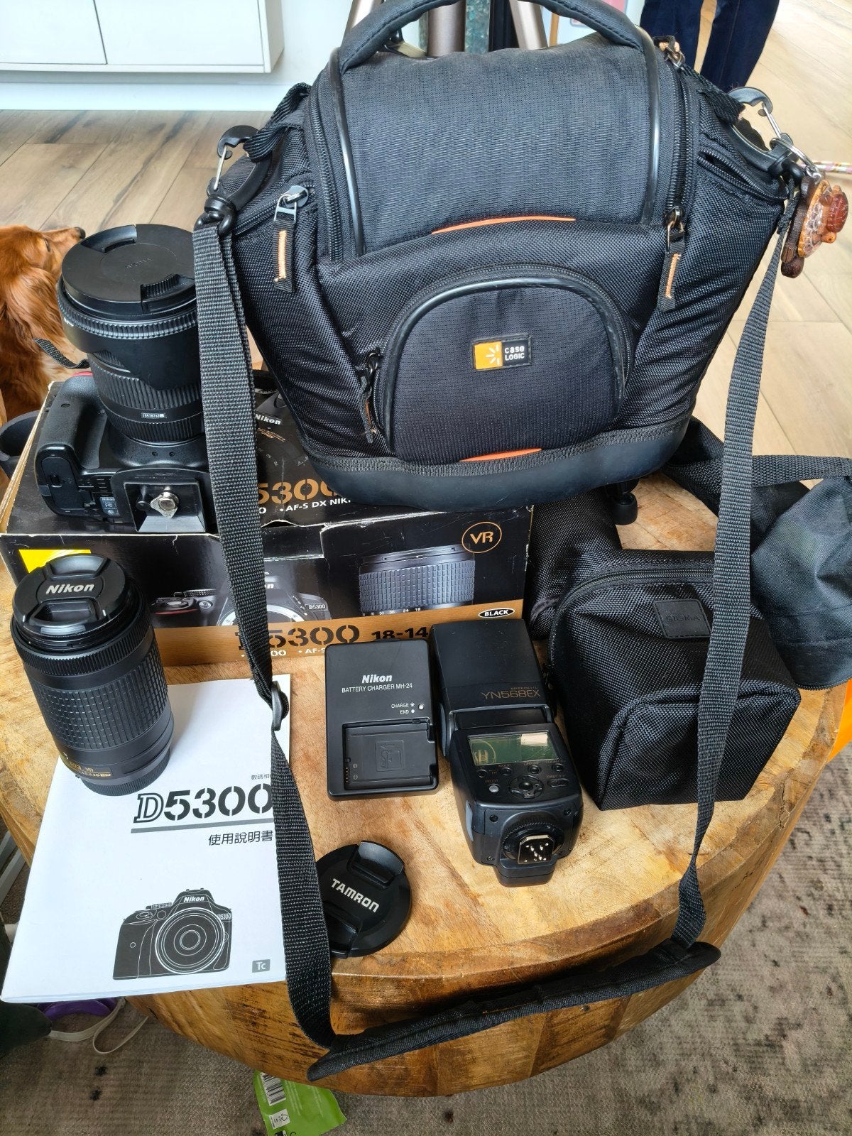 Nikon D5300 complete set met accessoires, Geheugenkaart, Spiegelreflex, Ophalen of Verzenden, Zo goed als nieuw