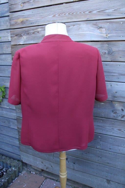 Tuniek rood Edgar Vos mt 48 Vaste prijs, Kleding | Dames, Blouses en Tunieken, Verzenden, Maat 46/48 (XL) of groter, Edgar Vos