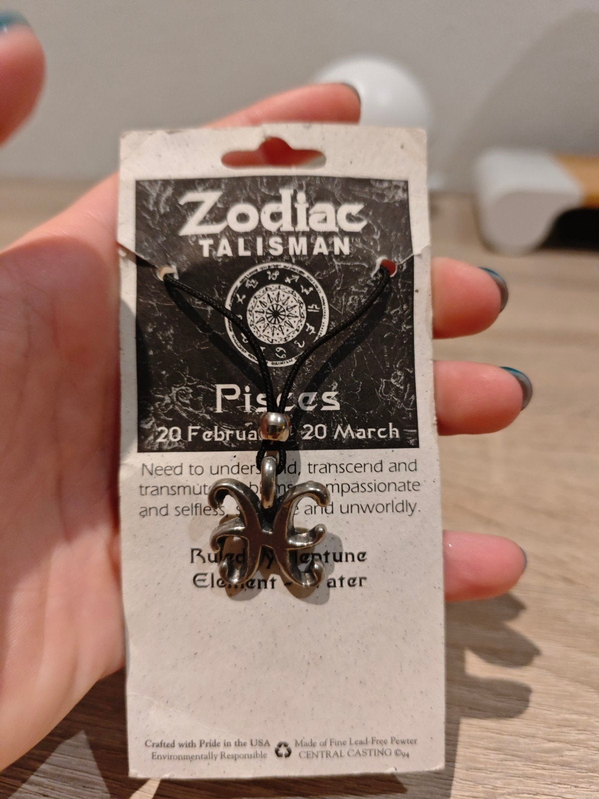 Zodiac Talisman Vissen Hanger Ketting - Nieuw, Met hanger, Overige materialen, Nieuw, Ophalen of Verzenden
