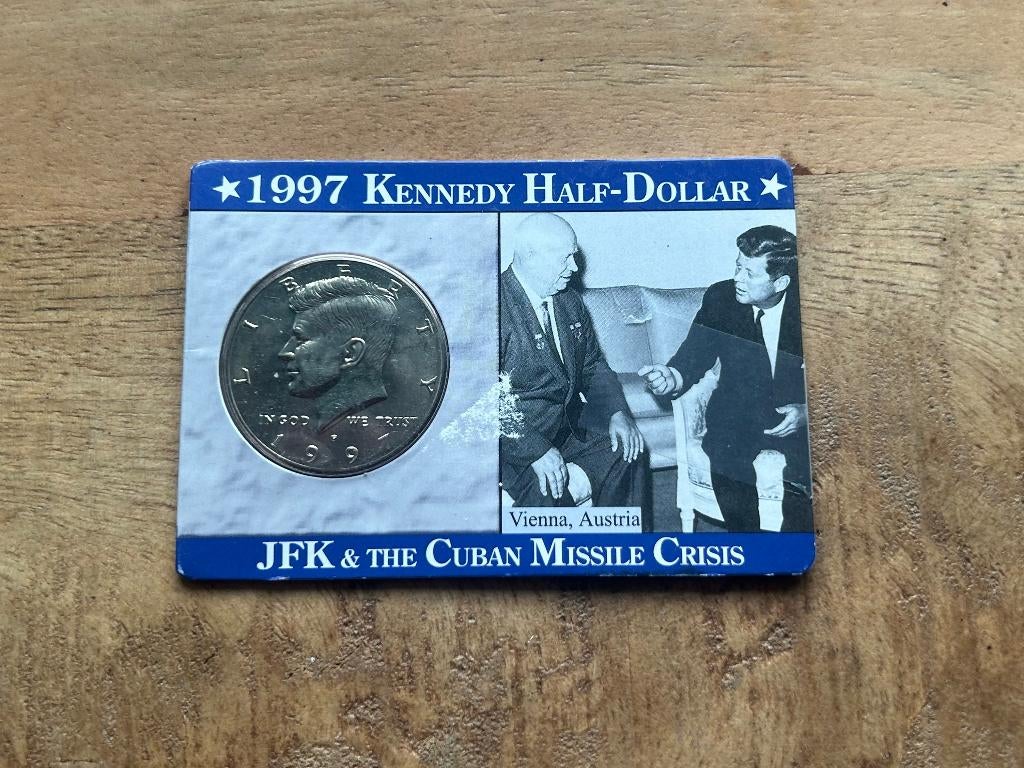 1997 Kennedy Half-Dollar, Postzegels en Munten, Munten | Europa | Euromunten, Ophalen of Verzenden, Vaticaanstad, Overige waardes