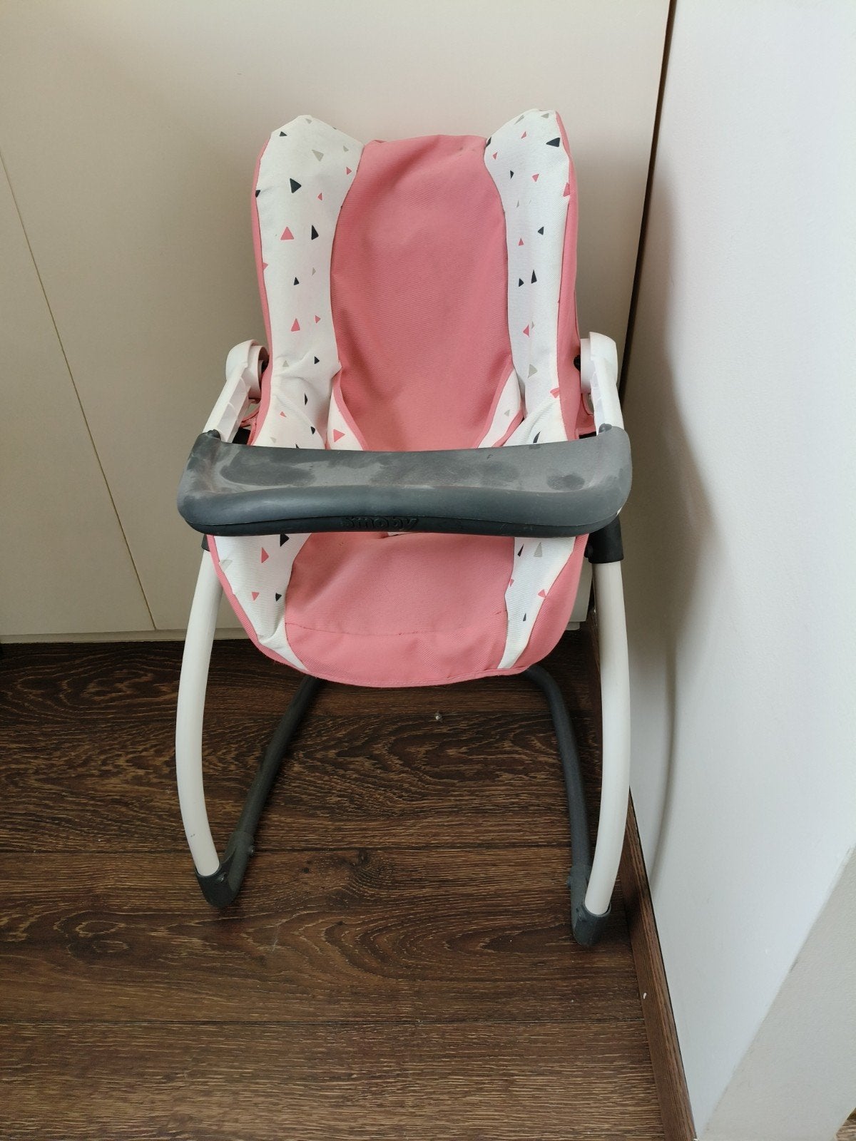 Smoby poppen kinderstoel / autostoel, Ophalen, Gebruikt, Babypop