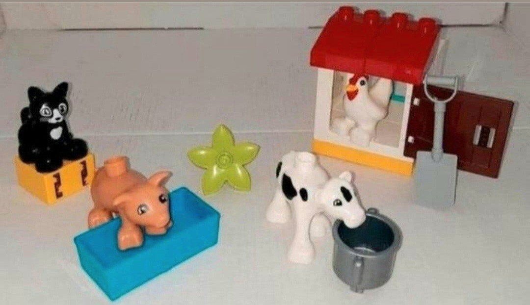 Lego Duplo 10870 Boerderijdieren compleet, Ophalen of Verzenden, Zo goed als nieuw, Compleet, Duplo