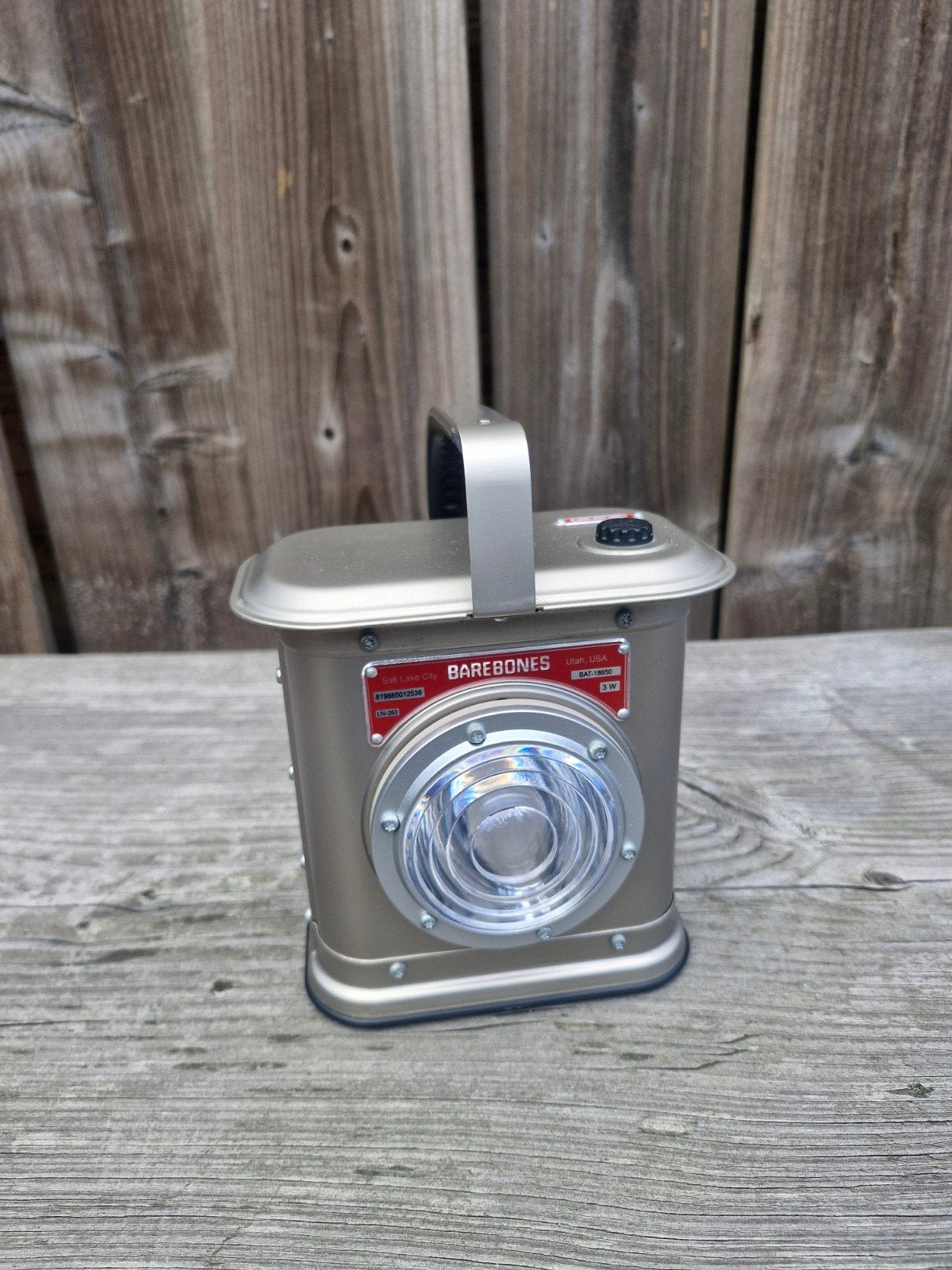 barabones lamp, Ophalen of Verzenden, Zo goed als nieuw, Batterij
