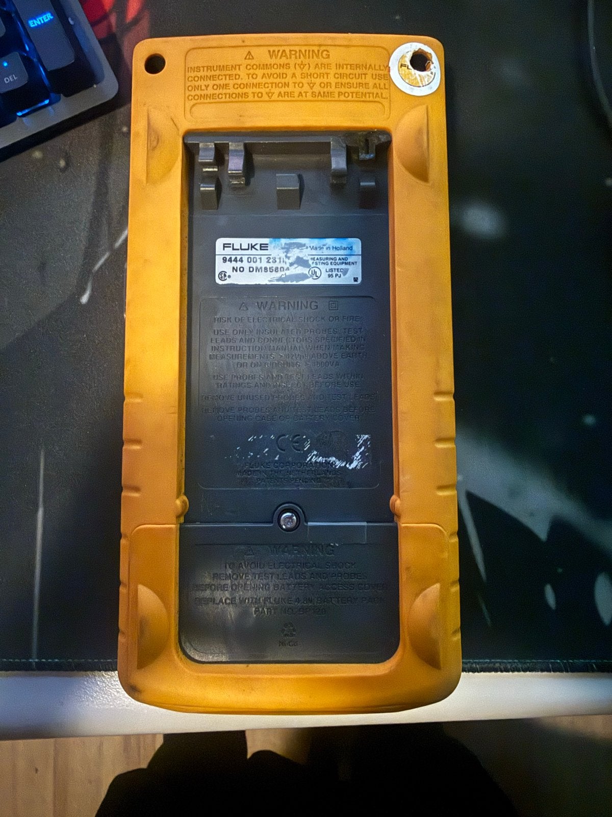 Fluke 123 Industrial ScopeMeter 20 MHz, Doe-het-zelf en Verbouw, Meetapparatuur, Ophalen of Verzenden, Gebruikt, Multimeter