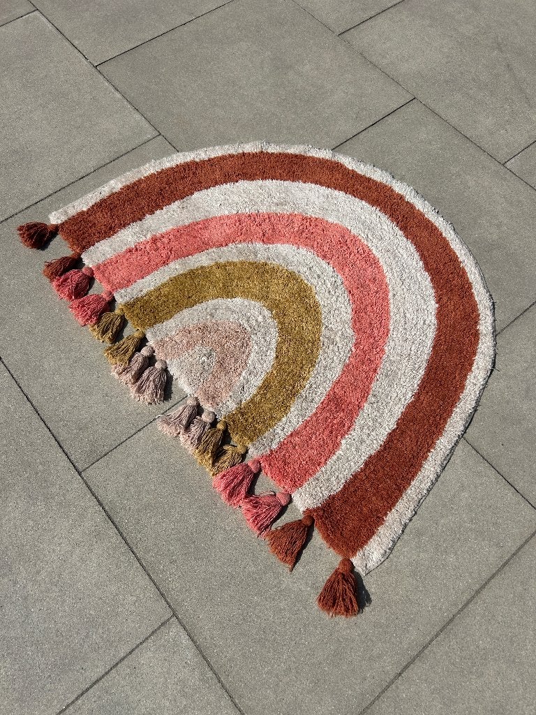 Regenboog vloerkleed, Ophalen of Verzenden, Zo goed als nieuw, Kleed of Kussen