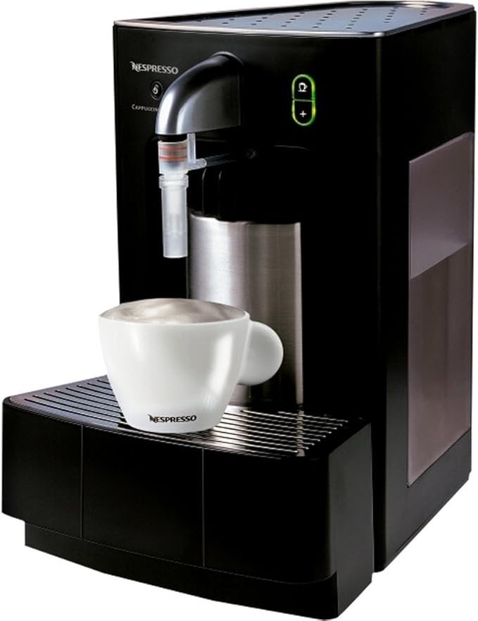 Nespresso Cappuccinatore CS-20 Zwarte Espressomachine, Witgoed en Apparatuur, Koffiezetapparaten, Zo goed als nieuw, Overige typen