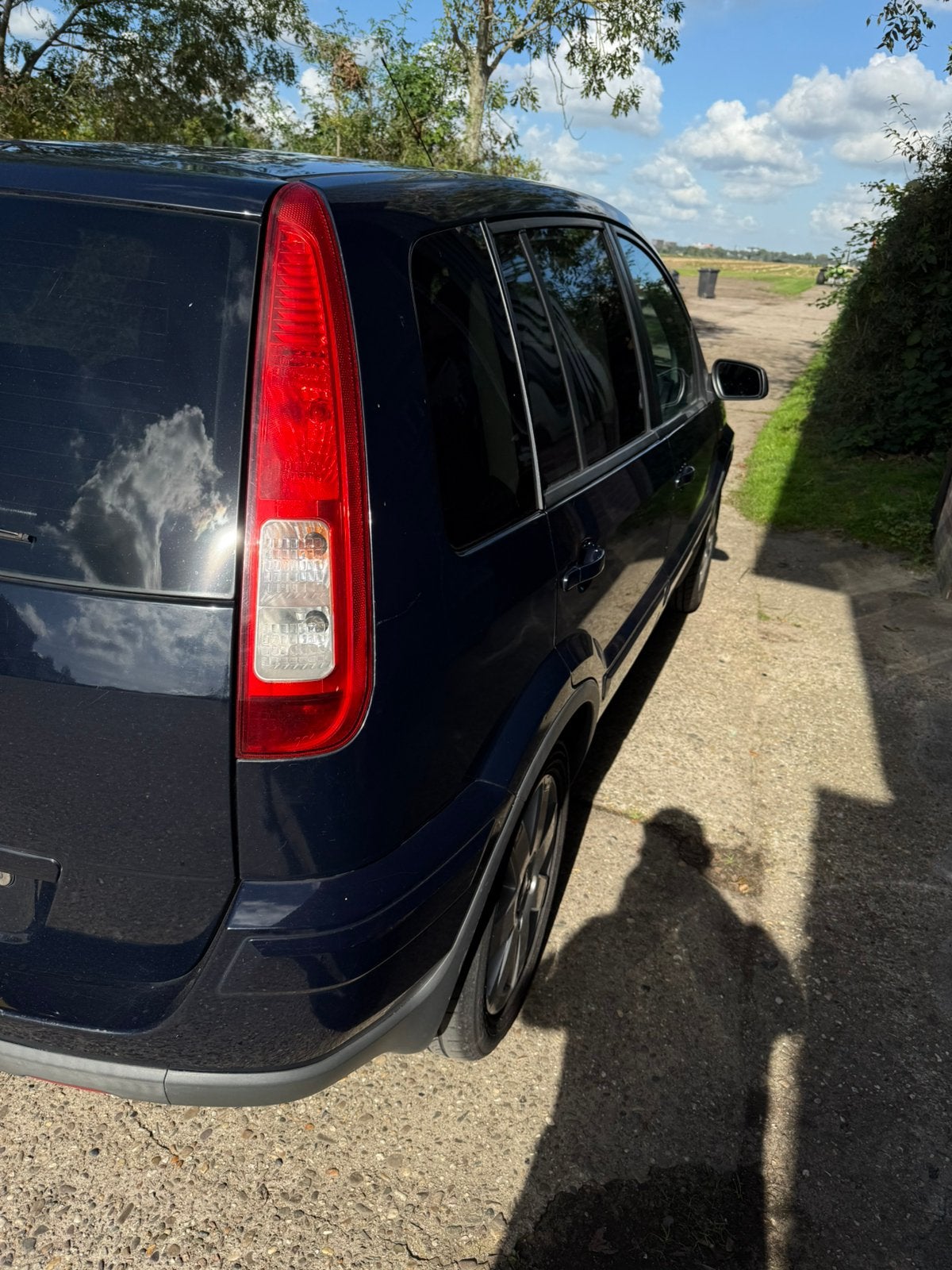 Ford Fusion 1.4 16V 2008 Blauw Apk tot 10- 09-2027, Auto's, Voorwielaandrijving, Dealer onderhouden, 49 €/maand, Origineel Nederlands
