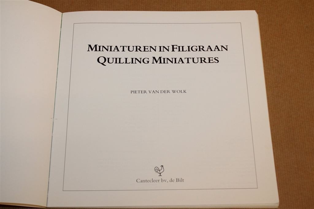 Miniaturen in Filigraan — 18 Quilling Grondvormen, Boeken, Ophalen of Verzenden, Gelezen, Overige onderwerpen