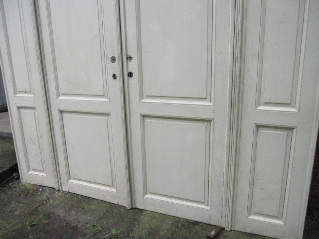 284,5hx253br Scheidingswand, achterwand bed, lambrisering, Ophalen