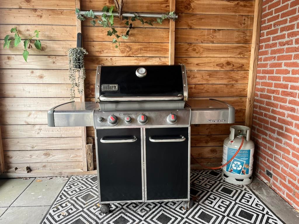 Weber Genesis e330 black gbs rooster, zijbrander etc, Ophalen, Gebruikt