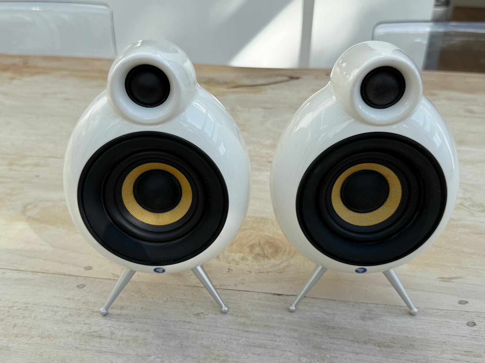 Set witte Scandyna Micropod SE pasive, Overige merken, Gebruikt, Ophalen of Verzenden, Minder dan 60 watt