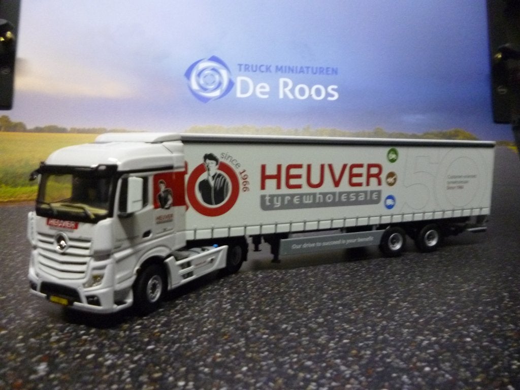 WSI Mercedes Actros Heuver 50 jaar, Ophalen of Verzenden, Nieuw, Bus of Vrachtwagen, Wsi