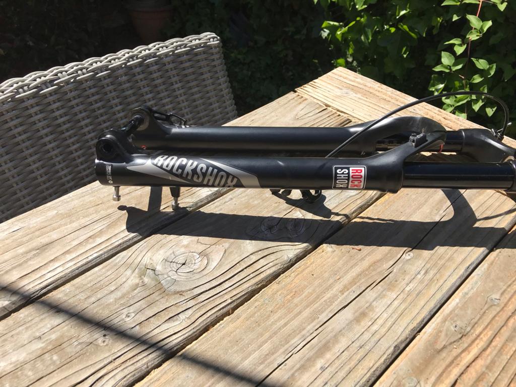 RockShox REBA Voorvork - Mountainbike, Gebruikt, Ophalen of Verzenden, Voorvork, Aluminium