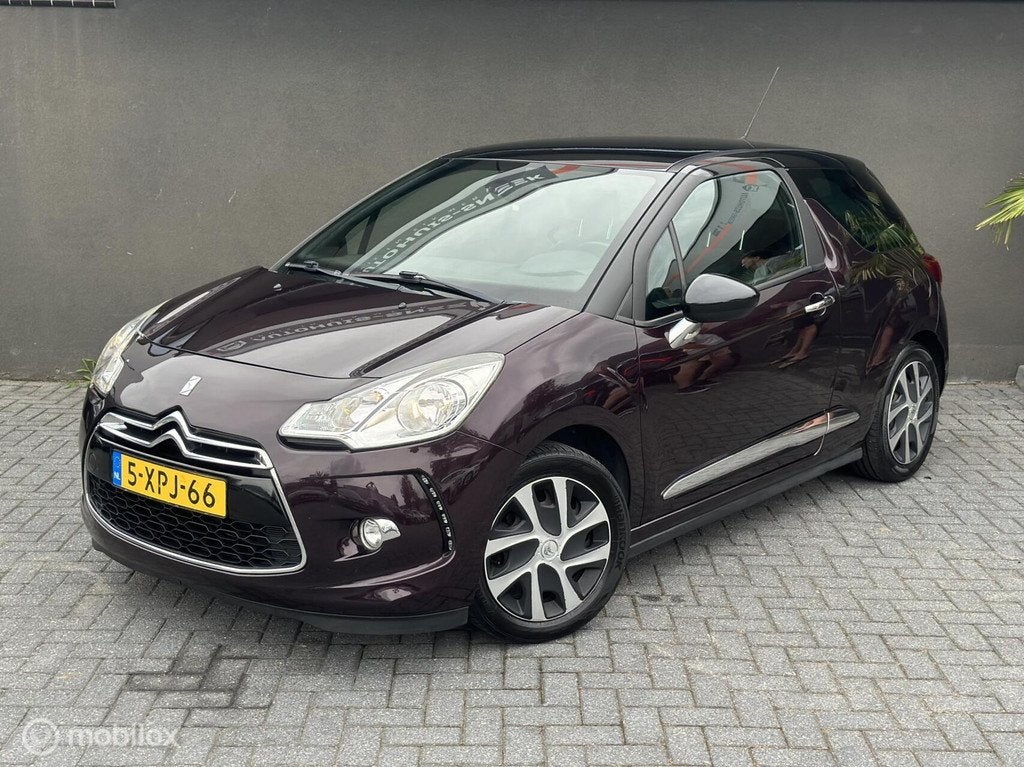 Citroën DS3 1.2 VTi So Chic| Cruise | PDC | Airco | Sportie, Auto's, Citroën, Voorwielaandrijving, Euro 5, Gebruikt, 31 €/maand