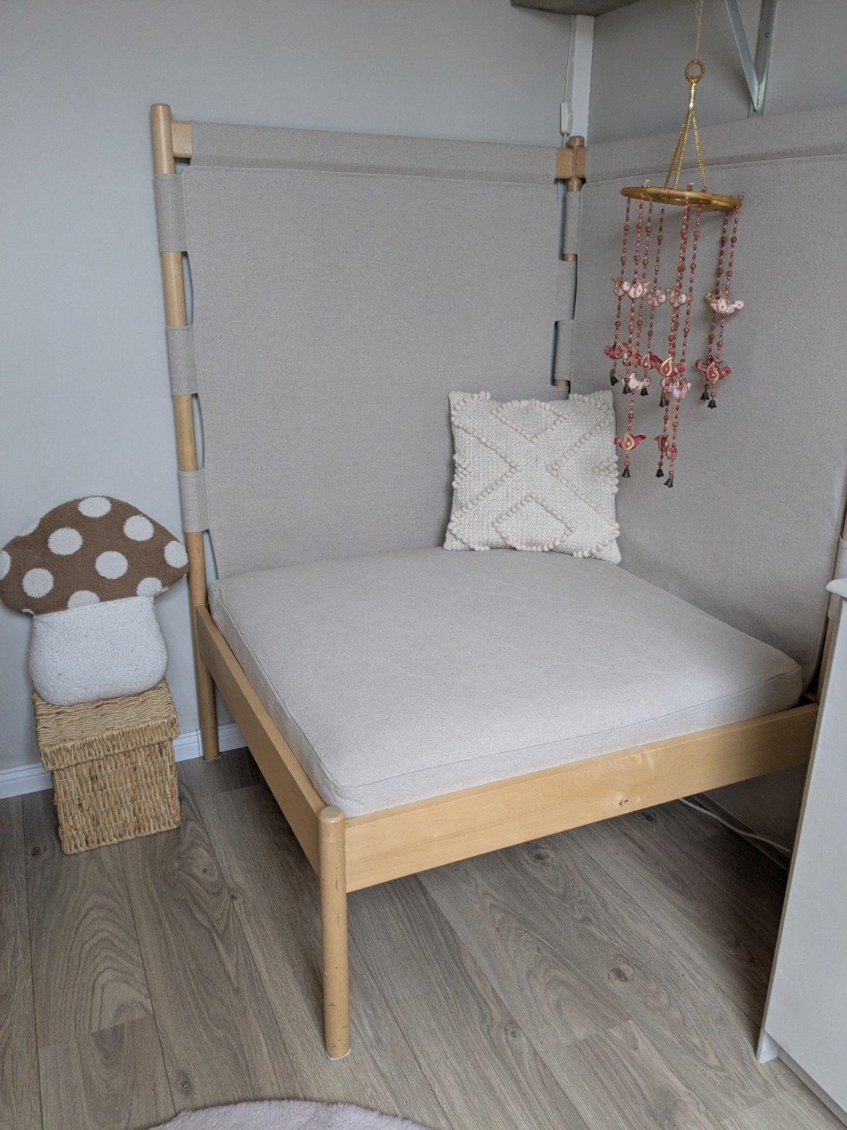 IKEA PS 2014 Hoek fauteuil - Zo goed als nieuw, Ophalen, Hout, Modern, Scandinavisch, Minimalistisch, 75 tot 100 cm
