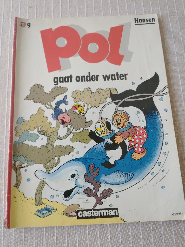 POL gaat onder water No. 9, Boeken, Stripboeken, Gelezen, Eén stripboek, Ophalen of Verzenden, Vilhelm Hansen