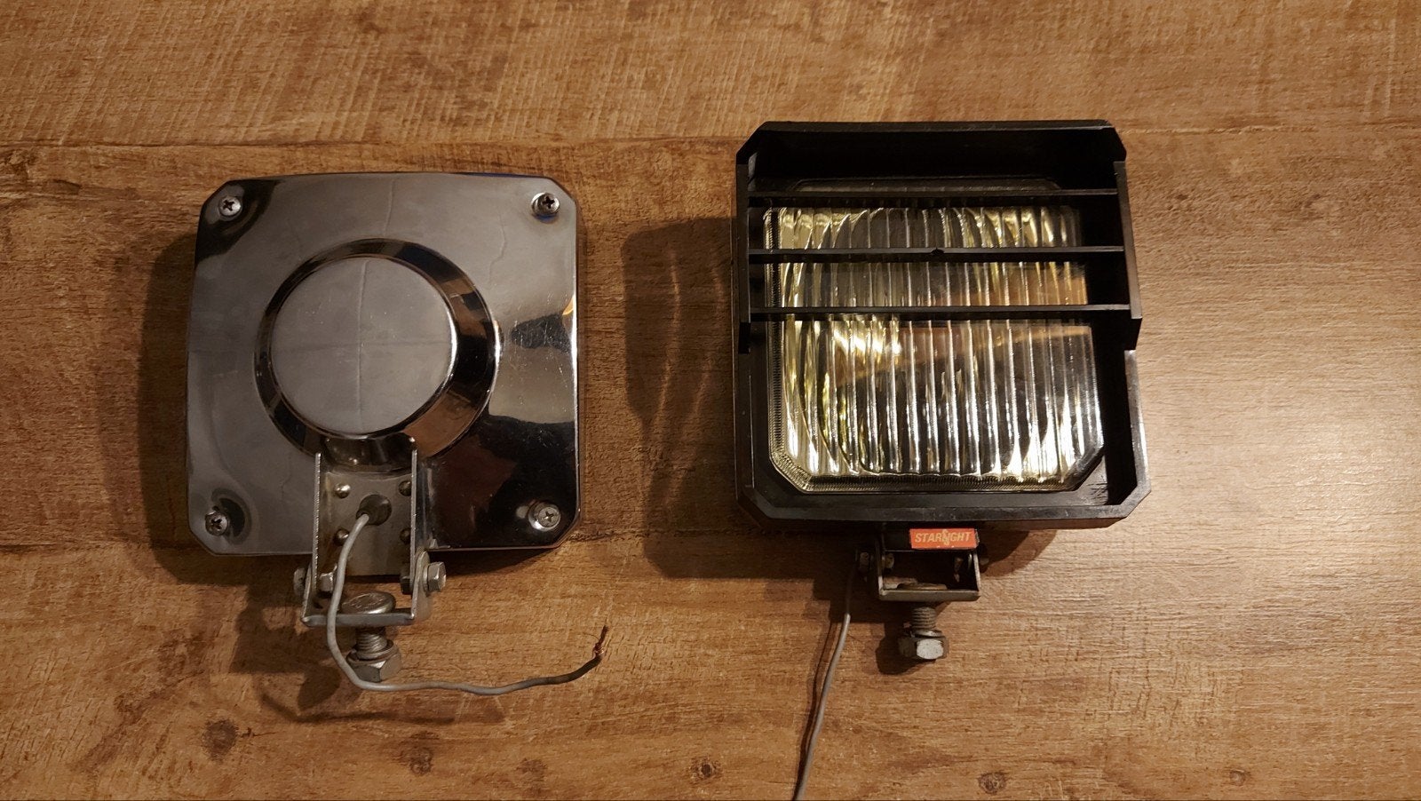 Vintage Starlight verstralers chroom met beschermrooster, Ophalen of Verzenden, Gebruikt, Universele onderdelen