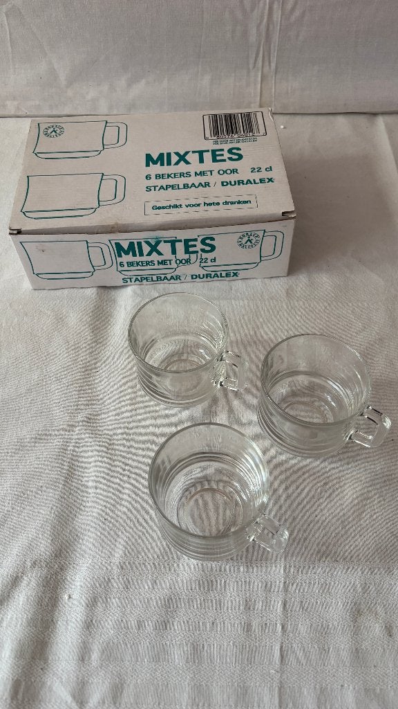 Theeglazen 66 stuks, Ophalen, Glas of Glazen, Overige stijlen, Glas