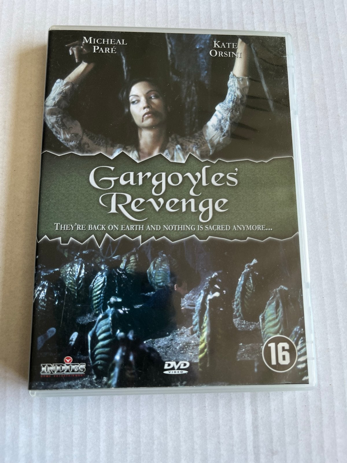 Gargoyles Revenge DVD - met Micheal Paré, Vanaf 16 jaar, Nederlands, Ophalen of Verzenden, Gebruikt