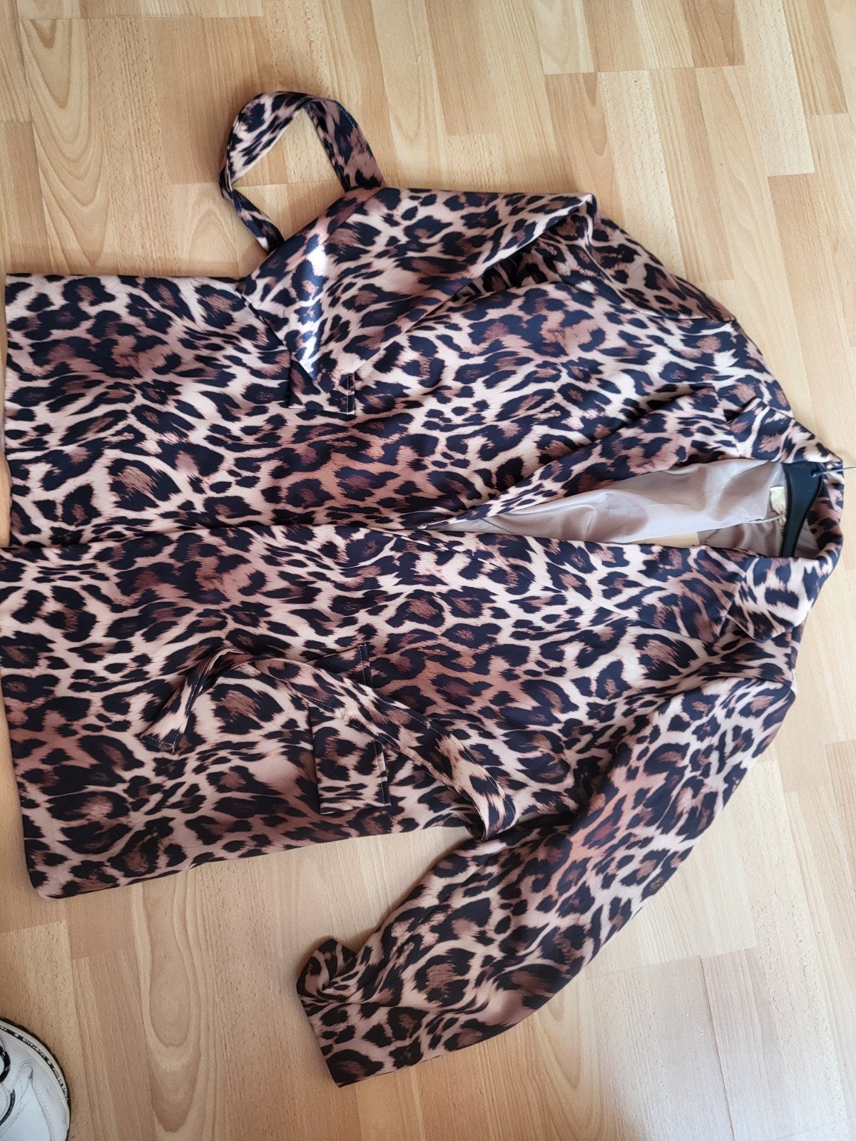 Stijlvolle Luipaardprint Blazer 44  Nieuw met label, Kleding | Dames, Maat 38/40 (M), Bruin, Nieuw, Ophalen of Verzenden