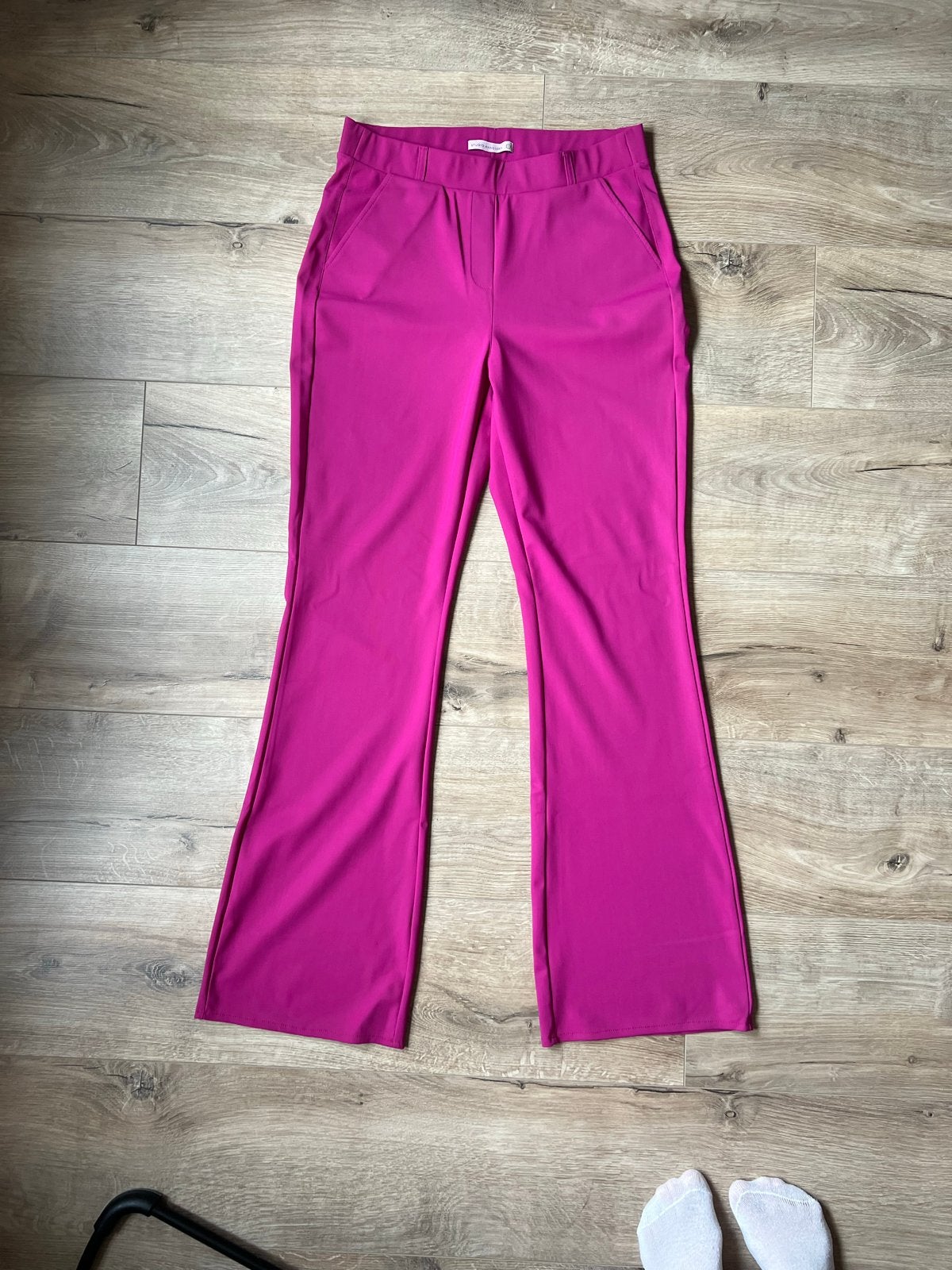 Roze flared broek Studio Anneloes maat L, Kleding | Dames, Verzenden, Maat 42/44 (L), Zo goed als nieuw, Roze