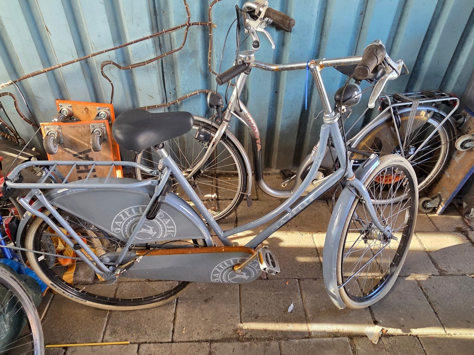 Gazelle Damesfiets - Grijs, Ophalen, Velgrem, Versnellingen, Gazelle