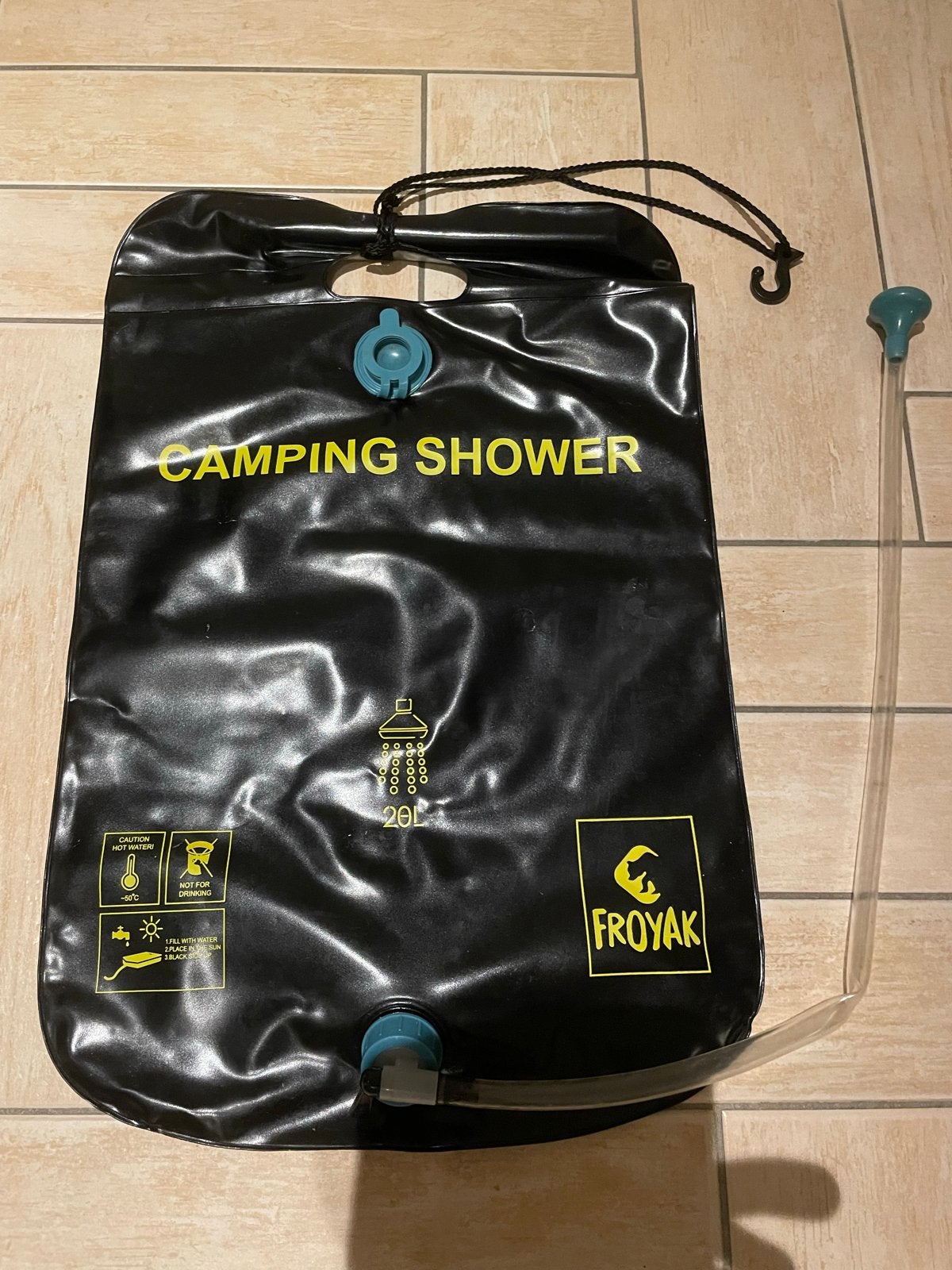 Froyak Camping Douche 20L - Draagbare Buitendouche, Ophalen, Zo goed als nieuw